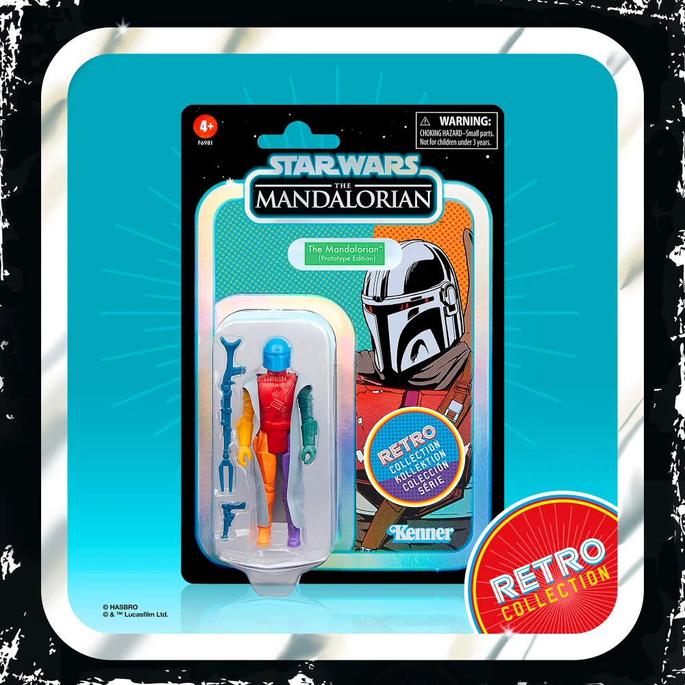 The Mandalorian Prototype Edition Figur aus der Star Wars Retro Collection von Hasbro