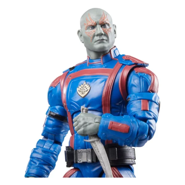 Drax Marvel Legends Series Guardians of the Galaxy Vol. 3 Figur mit B-A-F Cosmo von Hasbro