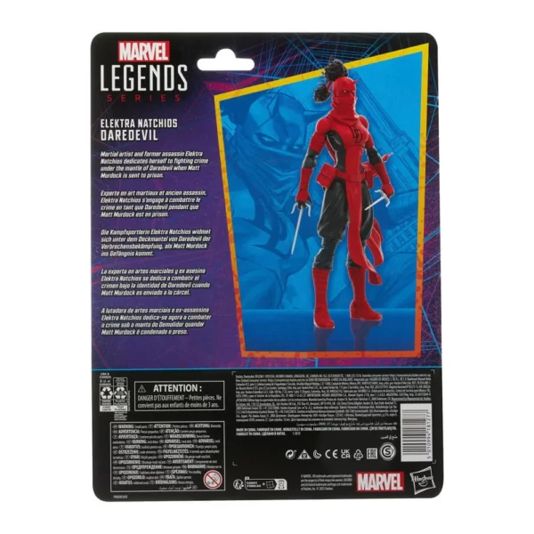 Elektra Natchios Daredevil Marvel Legends Series Retro Collection Figur von Hasbro aus den Daredevil: Woman without fear Comics