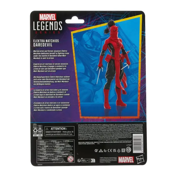 Elektra Natchios Daredevil Marvel Legends Series Retro Collection Figur von Hasbro aus den Daredevil: Woman without fear Comics