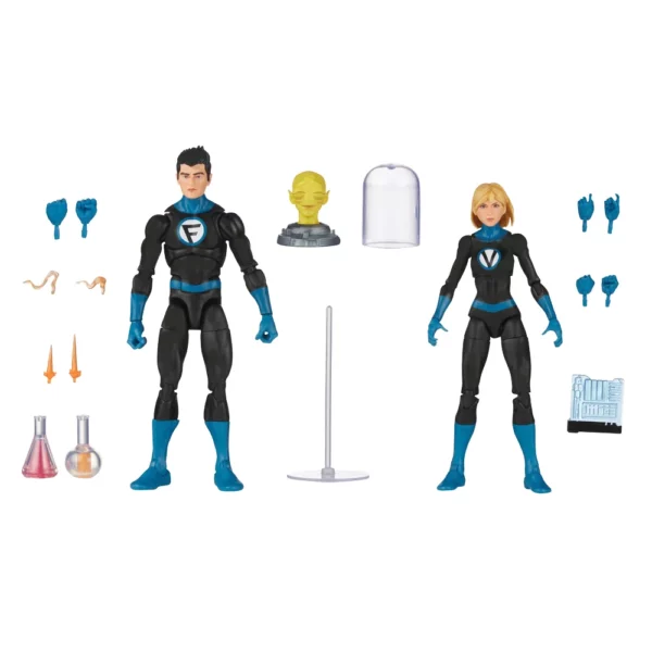 Franklin Richards und Valeria Richards Marvel Legends Series Fantastic Four Figuren 2-Pack von Hasbro