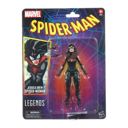 Jessica Drew Spider-Woman Marvel Legends Series Retro Collection Figur von Hasbro aus den Spider-Woman Comics