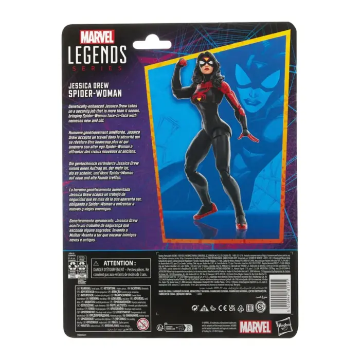 Jessica Drew Spider-Woman Marvel Legends Series Retro Collection Figur von Hasbro aus den Spider-Woman Comics