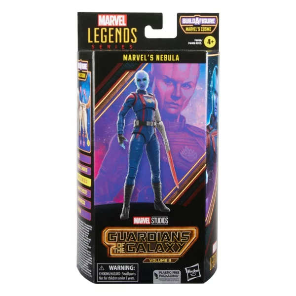 Nebula Marvel Legends Series Guardians of the Galaxy Vol. 3 Figur mit B-A-F Cosmo von Hasbro