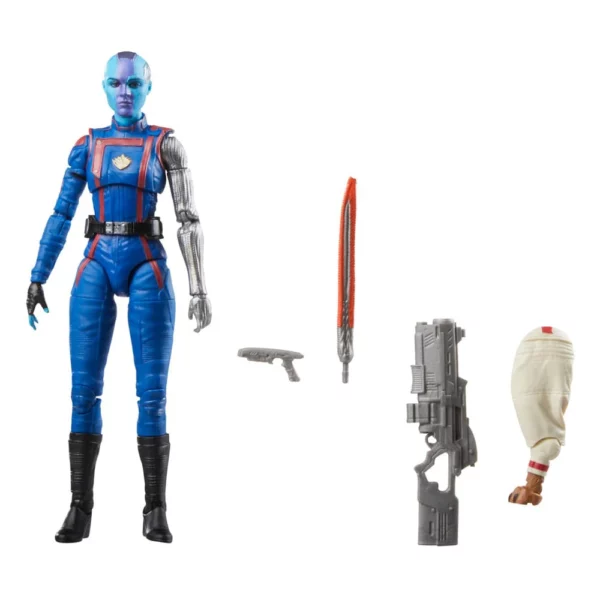 Nebula Marvel Legends Series Guardians of the Galaxy Vol. 3 Figur mit B-A-F Cosmo von Hasbro