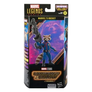 Rocket Marvel Legends Series Guardians of the Galaxy Vol. 3 Figur mit B-A-F Cosmo von Hasbro
