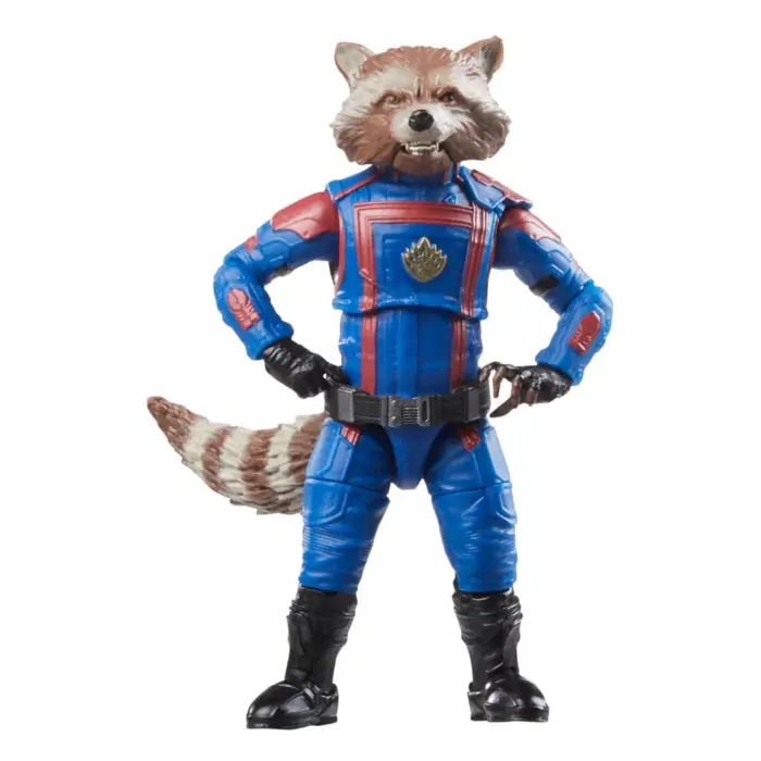 Rocket Marvel Legends Series Guardians of the Galaxy Vol. 3 Figur mit B-A-F Cosmo von Hasbro