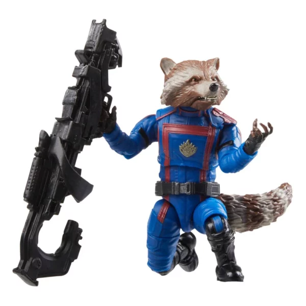 Rocket Marvel Legends Series Guardians of the Galaxy Vol. 3 Figur mit B-A-F Cosmo von Hasbro