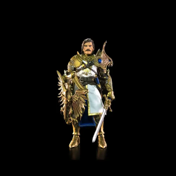 Sir Gideon Heavensbrand Mythic Legions Figur aus der Necronominus Wave von Four Horsemen Studios Toy Design