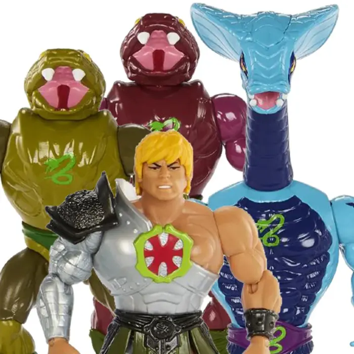 Snake Men Specialty Exclusive 4-Pack Masters of the Universe (MotU) Origins Rise of the Snake Men von Mattel
