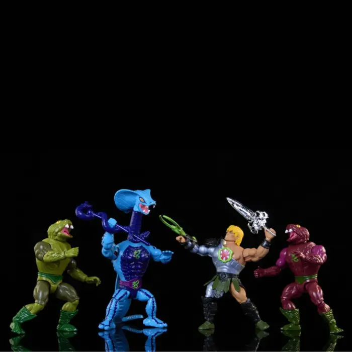 Snake Men Specialty Exclusive 4-Pack Masters of the Universe (MotU) Origins Rise of the Snake Men von Mattel