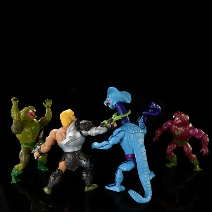 Snake Men Specialty Exclusive 4-Pack Masters of the Universe (MotU) Origins Rise of the Snake Men von Mattel