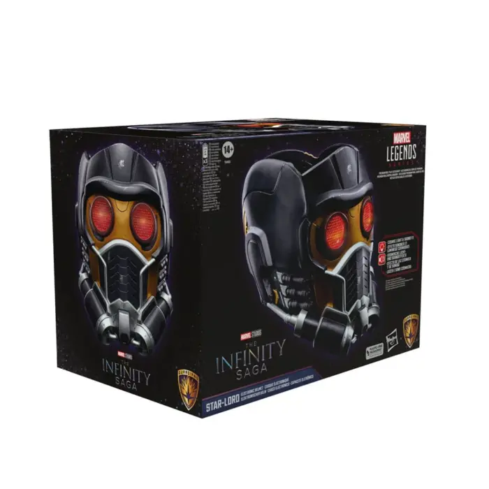 Star Lord elektronischer Cosplay Helm aus der Marvel Legends Series von Hasbro