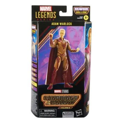 Warlock Marvel Legends Series Guardians of the Galaxy Vol. 3 Figur mit B-A-F Cosmo von Hasbro
