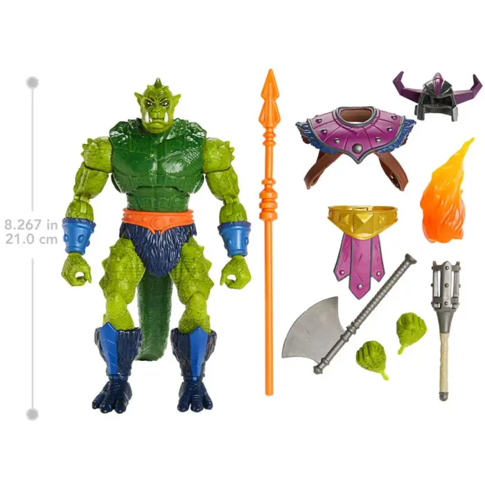 Whiplash Masters of the Universe (MotU) Masterverse New Eternia Deluxe Figur von Mattel
