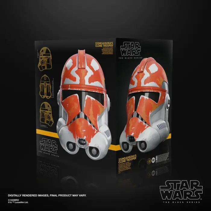 332nd AHSOKA´S CLONE TROOPER HELM – Star Wars Black Series – The Clone Wars – Bild 2
