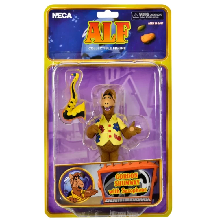 ALF (Gordon Shumway) mit Saxophone Toony Classics Figur von Neca