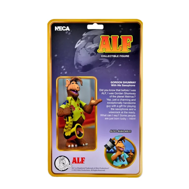 ALF (Gordon Shumway) mit Saxophone Toony Classics Figur von Neca