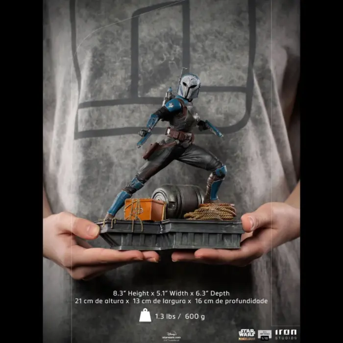 Bo-Katan Kryze Star Wars BDS Art Scale 1/10 Statue von Iron Studios aus Star Wars: The Mandalorian
