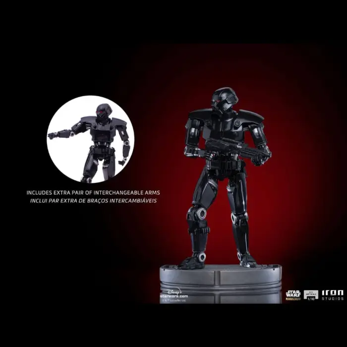Dark Trooper Star Wars BDS Art Scale 1/10 Statue von Iron Studios aus Star Wars: The Mandalorian