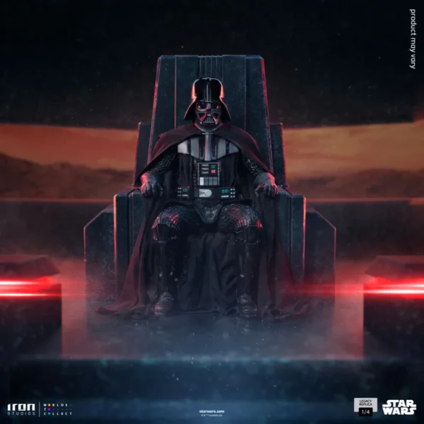 Darth Vader on Throne 1/4 Legacy Replica Statue von Iron Studios aus Star Wars: Obi-Wan Kenobi
