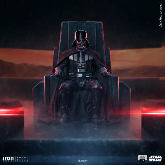 Darth Vader on Throne 1/4 Legacy Replica Statue von Iron Studios aus Star Wars: Obi-Wan Kenobi