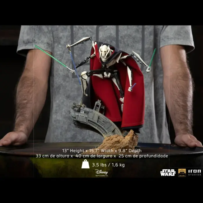 General Grievous Star Wars BDS Art Scale 1/10 Statue von Iron Studios aus Star Wars: The Clone Wars