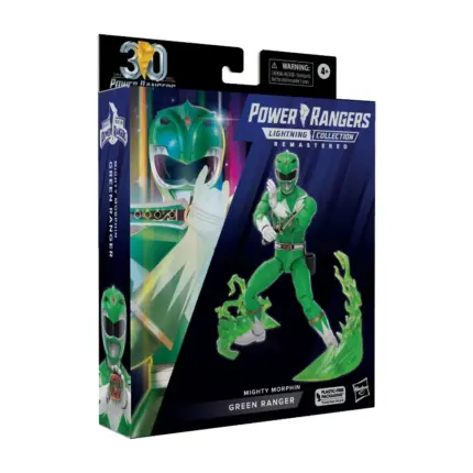 Green (Grüner) Ranger Mighty Morphin Power Rangers Lightning Collection Remastered (MMPR) Figur von Hasbro