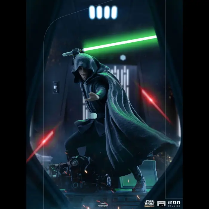 Luke Skywalker (Combat Version) Star Wars BDS Art Scale Statue von Iron Studios aus Star Wars: The Mandalorian