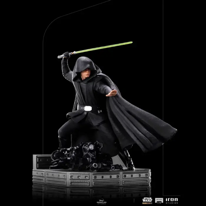 Luke Skywalker (Combat Version) Star Wars BDS Art Scale Statue von Iron Studios aus Star Wars: The Mandalorian