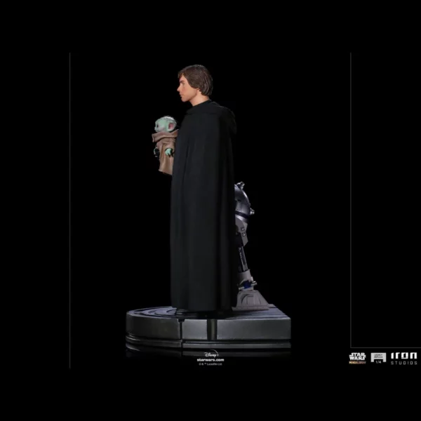 Luke Skywalker, R2D2 & Grogu 1/4 Legacy Replica Statue von Iron Studios aus Star Wars: The Mandalorian
