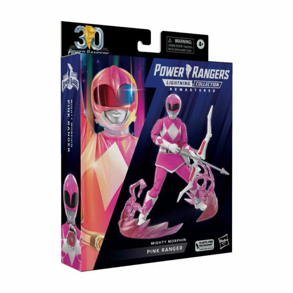 Pink Ranger Mighty Morphin Power Rangers Lightning Collection Remastered (MMPR) Figur von Hasbro