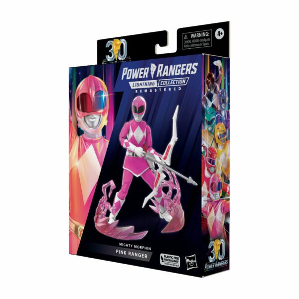 Pink Ranger Mighty Morphin Power Rangers Lightning Collection Remastered (MMPR) Figur von Hasbro