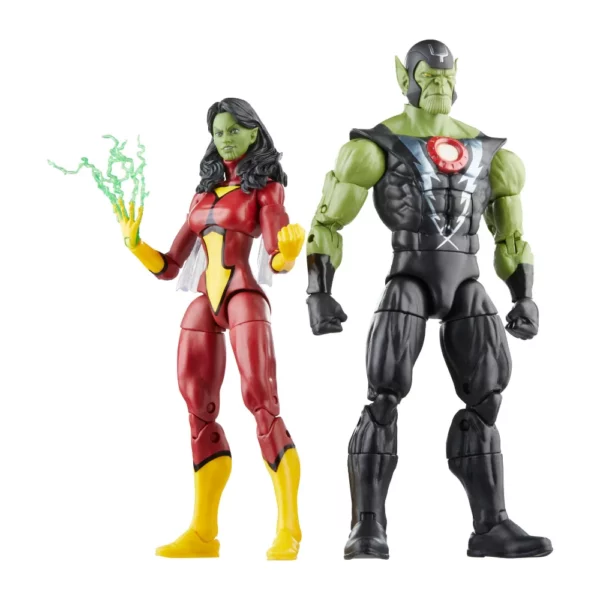 Skrull Queen & Super Skrull Marvel Marvel Legends Series Avengers Beyond Earths Mightiest Figuren 2-Pack von Hasbro