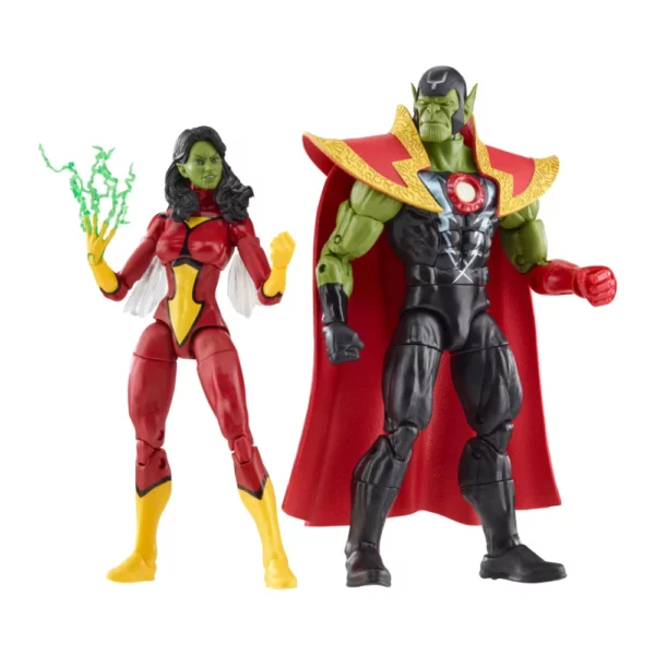 Skrull Queen & Super Skrull Marvel Marvel Legends Series Avengers Beyond Earths Mightiest Figuren 2-Pack von Hasbro
