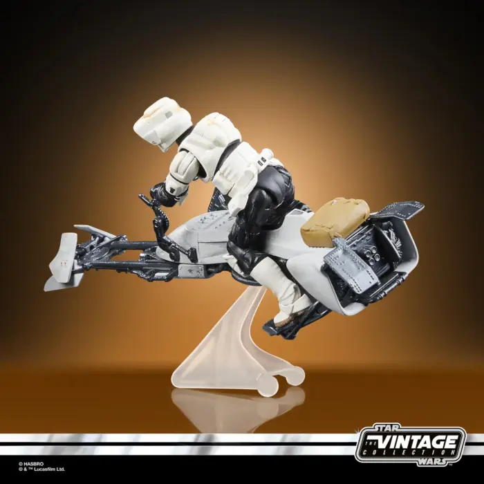 Speeder Bike, Scout Trooper & Grogu Star Wars Vintage Collection (TVC) Figuren Deluxe-Pack von Hasbro aus Star Wars: The Mandalorian