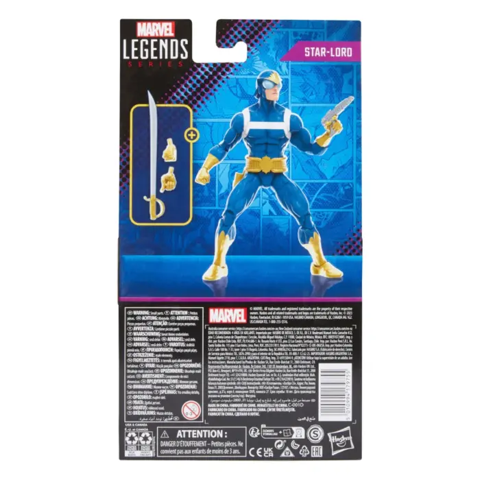 Star-Lord Marvel Legends Series Figur von Hasbro aus den Guardians of the Galaxy Comics