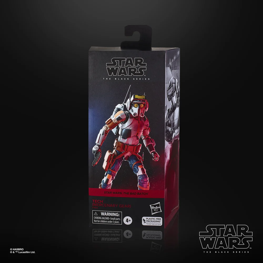 Tech (Mercenary Gear) Star Wars Black Series Figur von Hasbro aus Star Wars: The Bad Batch