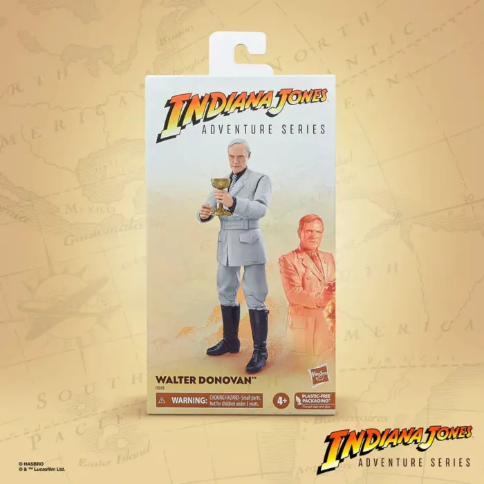 Walter Donovan Adventures Series Figur von Hasbro aus Indiana Jones und der letzte Kreuzzug