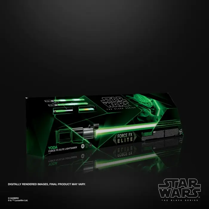 Yoda Lichtschwert Star Wars Black Series Force FX Lightsaber von Hasbro aus Star Wars: The Book of Boba Fett