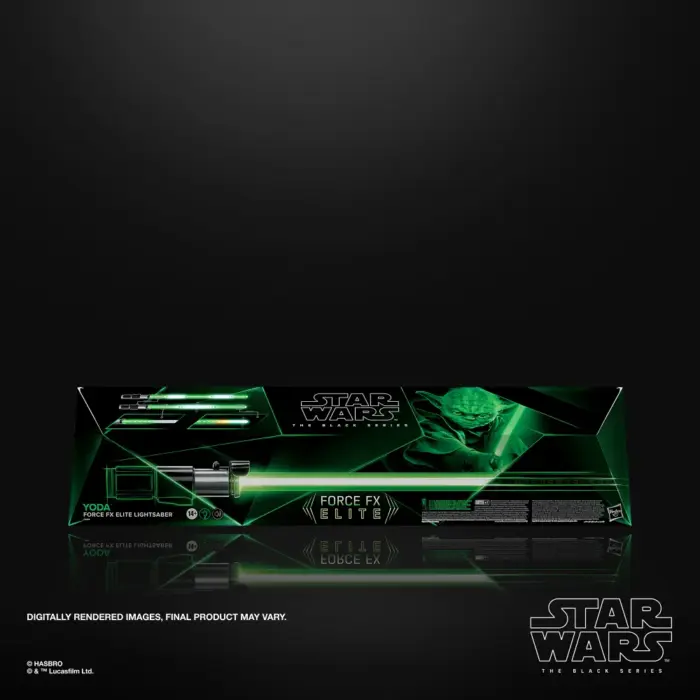 Yoda Lichtschwert Star Wars Black Series Force FX Lightsaber von Hasbro aus Star Wars: The Book of Boba Fett
