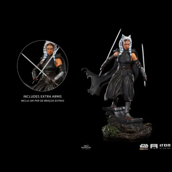 Ahsoka Tano 1/4 Legacy Replica Statue von Iron Studios aus Star Wars: The Mandalorian