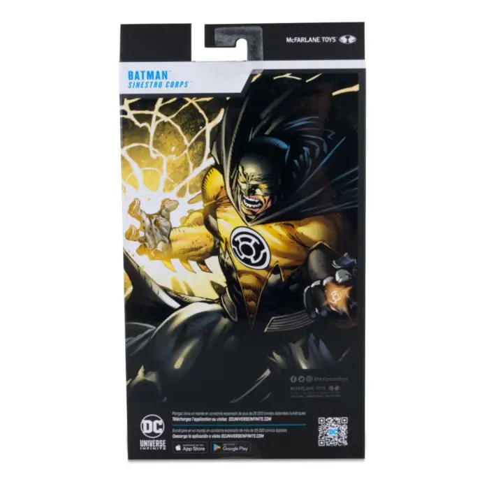 Batman Sinestro Corps DC Multiverse Gold Label Figur von McFarlane Toys