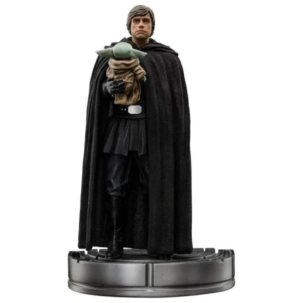 Luke Skywalker & Grogu Star Wars BDS Art Scale 1/10 Statue von Iron Studios aus Star Wars: The Mandalorian