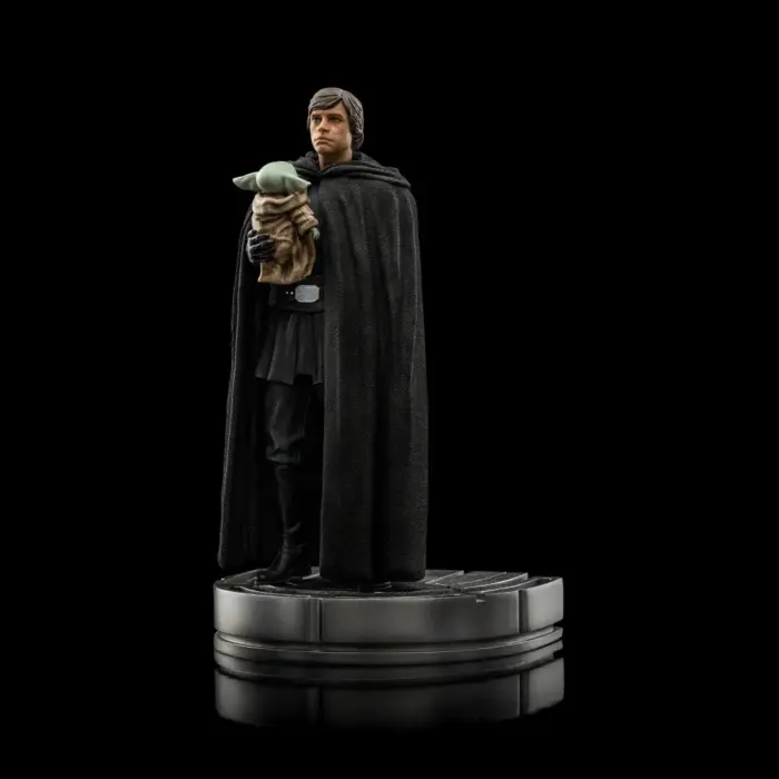 Luke Skywalker & Grogu Star Wars BDS Art Scale 1/10 Statue von Iron Studios aus Star Wars: The Mandalorian