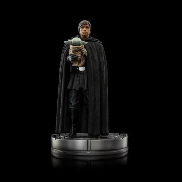 Luke Skywalker & Grogu Star Wars BDS Art Scale 1/10 Statue von Iron Studios aus Star Wars: The Mandalorian