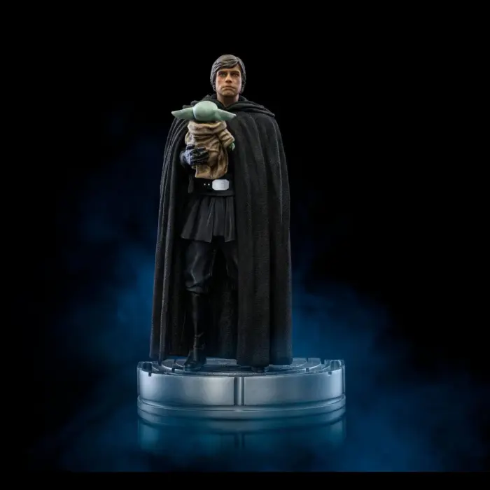 Luke Skywalker & Grogu Star Wars BDS Art Scale 1/10 Statue von Iron Studios aus Star Wars: The Mandalorian