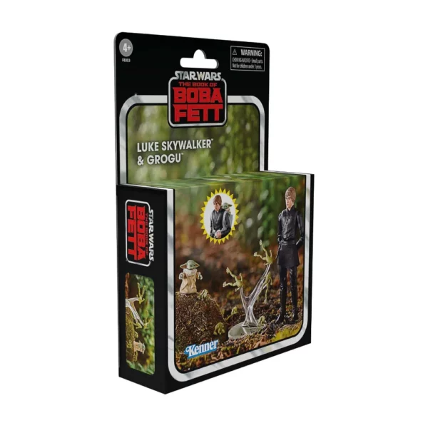 Luke Skywalker & Grogu Star Wars Vintage Collection Figuren Deluxe Pack von Hasbro aus Star Wars: The Book of Boba Fett