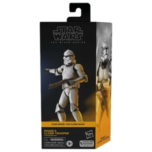 Phase II Clone Trooper Star Wars Black Series Figur von Hasbro aus Star Wars: The Clone Wars