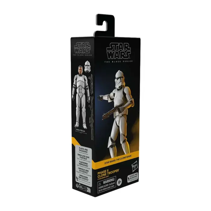 Phase II Clone Trooper Star Wars Black Series Figur von Hasbro aus Star Wars: The Clone Wars